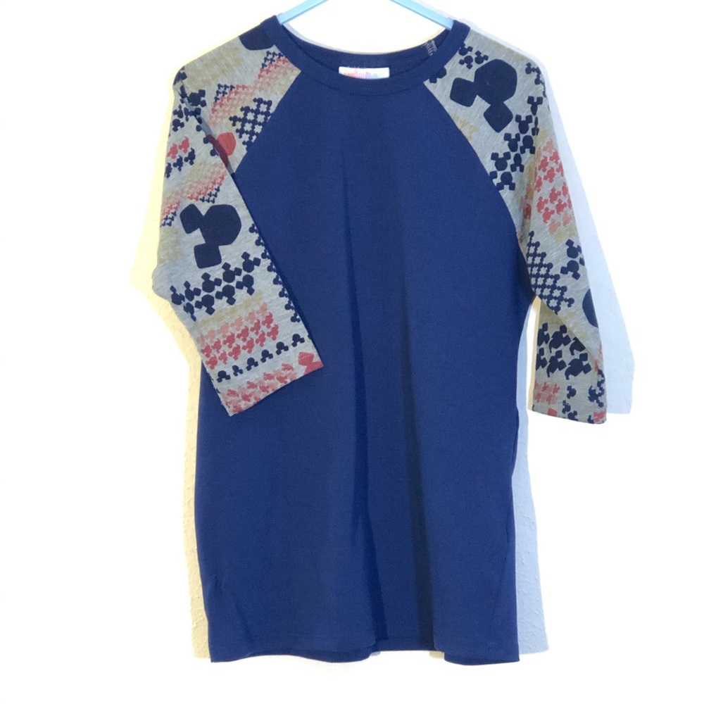 LuLaRoe Disney Sloan Raglan Tee—Size 6–EUC